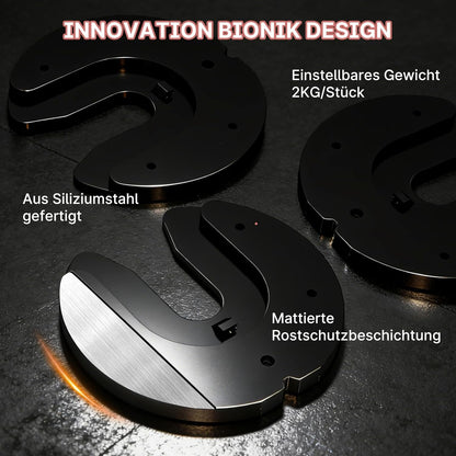 La LiVita 10kgX2 Verstellbare Hanteln, 10 Hantelgewichtsstufen (2-10kg) für Platzsparende, Rutschfeste Griffe mit Sicherheitsverriegelung, Home Gym Krafttrainingsgeräte für Bodybuilding